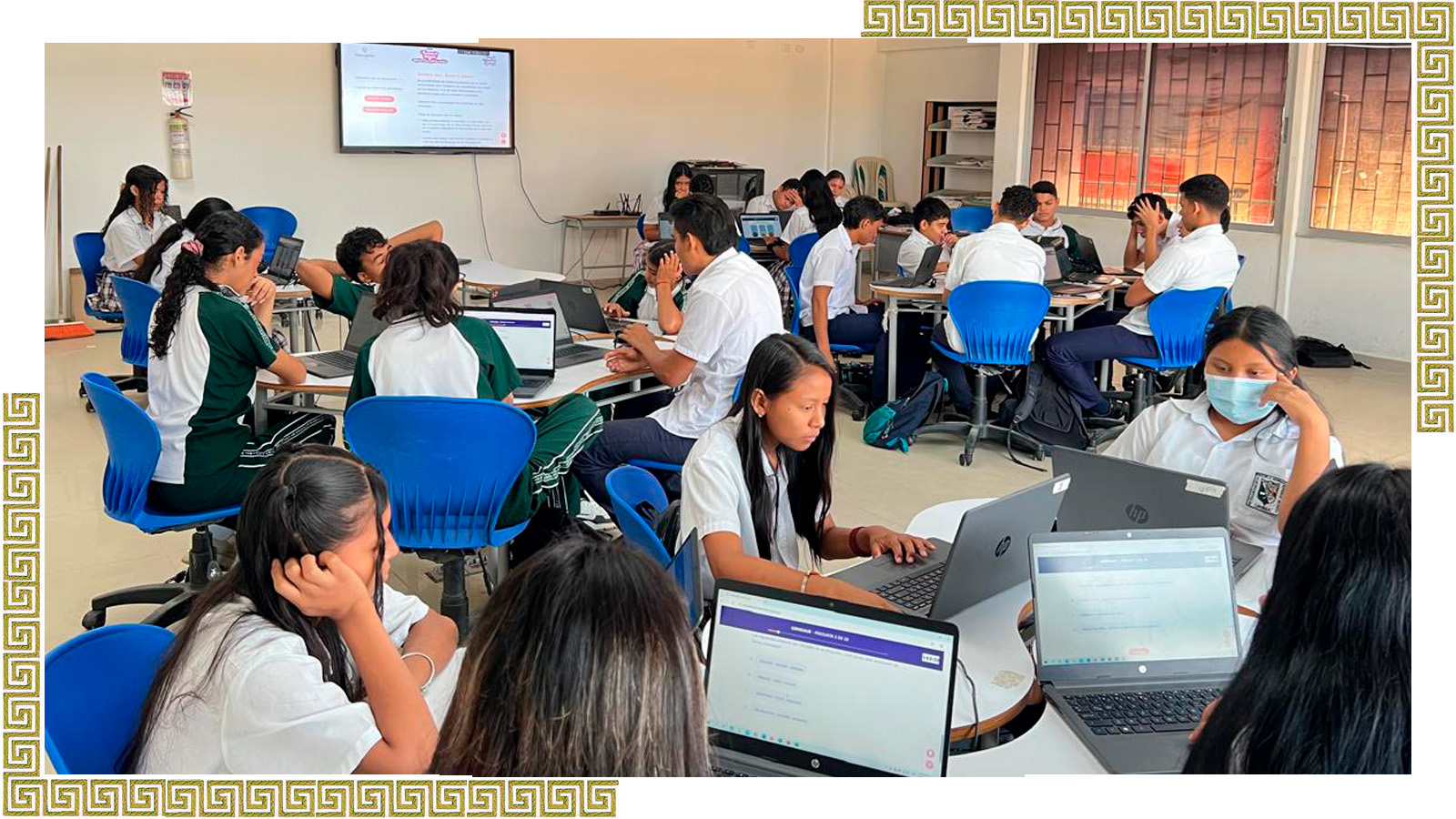 Estudiantes de grado noveno realizan la tercera fase de las Pruebas “Quiero Ser, Quiero Saber”