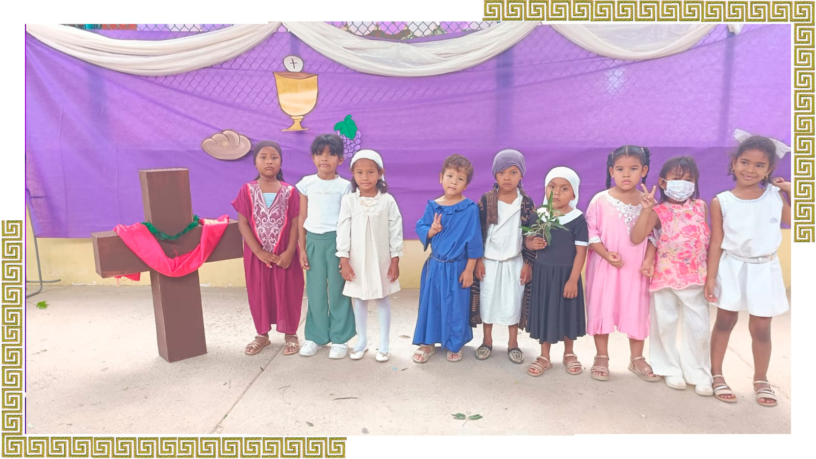 Estudiantes de Transición vivieron el recorrido de Jesús en el Domingo de Ramos